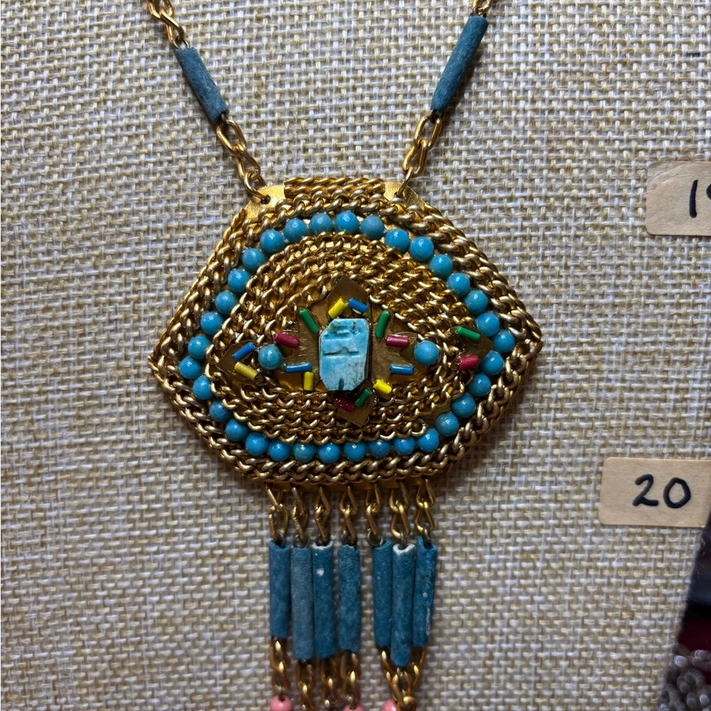 Egyptian Large Scarab (Vintage) Revival Set - Picture 7 of 12